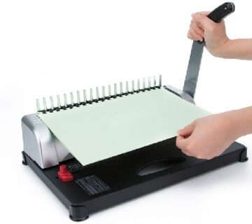 نحوه کار دستگاه صحافی دوبل